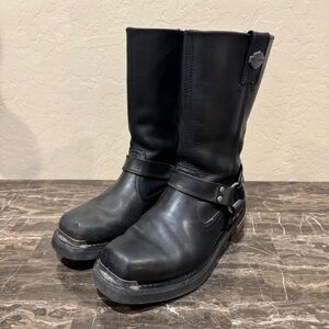 Harley Davidson Leather Harness Boots